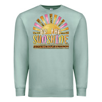 Seafoam be the sunshine Premium Sweatshirt - MaliasSmallBusiness