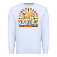 White be the sunshine Premium Sweatshirt - MaliasSmallBusiness