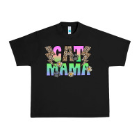 Black cat mama Urban Heavy Tee - CowhideDigitalArt