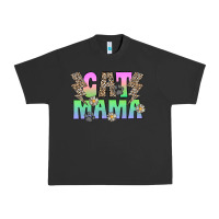 Pigment Black cat mama Urban Heavy Tee - CowhideDigitalArt