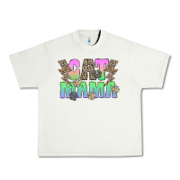 Pistachio cat mama Urban Heavy Tee - CowhideDigitalArt