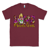 Burgundy love mardi gras gnome Classic Tee - JahusDesignShop
