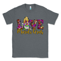 Charcoal Heather love mardi gras gnome Classic Tee - JahusDesignShop