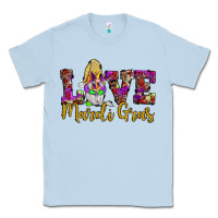 Dusty Blue love mardi gras gnome Classic Tee - JahusDesignShop