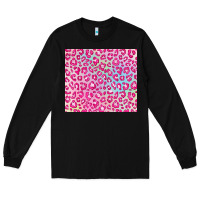 Black pink leopard glitter Long Sleeve Tee - JahusDesignShop