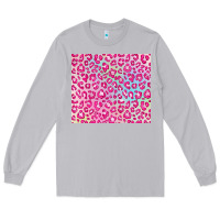 Moon Dust pink leopard glitter Long Sleeve Tee - JahusDesignShop