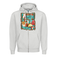 Dove Grey feed me street food and tell me i'm pretty Zipper Hoodie - JahusDesignShop