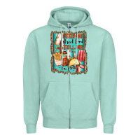 Seafoam feed me street food and tell me i'm pretty Zipper Hoodie - JahusDesignShop