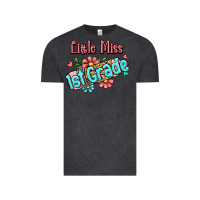Vintage Black little miss first grade Vintage Tee - RanaPortraitStore
