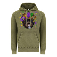 Vintage Olive mardi gras hat havanese dog Vintage Hoodie - RanaPortraitStore