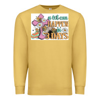 Antique Gold a lot can happen in 3 days Premium Sweatshirt - MaliasSmallBusiness