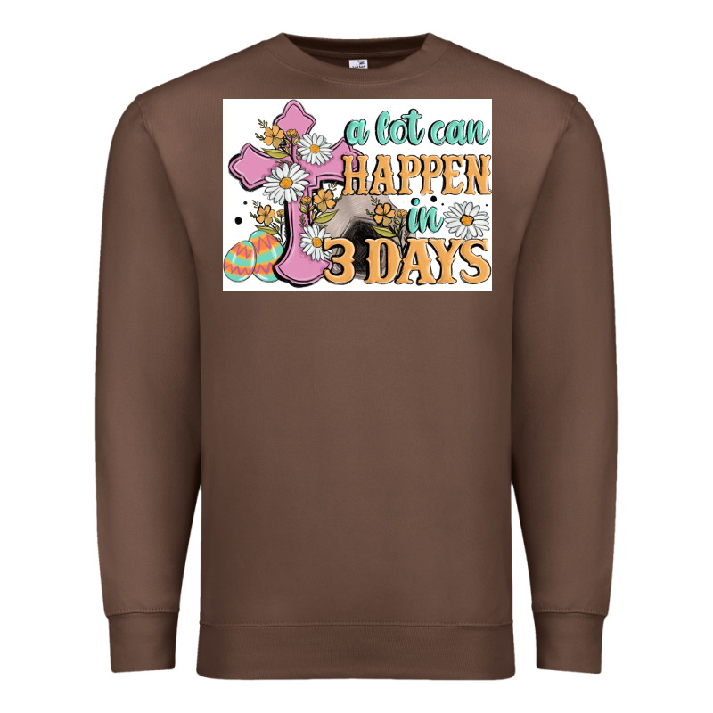 A Lot Can Happen In 3 Days Premium Sweatshirt by MaliasSmallBusiness | Teevron