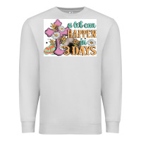 Dove Grey a lot can happen in 3 days Premium Sweatshirt - MaliasSmallBusiness