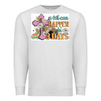 Oatmeal Heather a lot can happen in 3 days Premium Sweatshirt - MaliasSmallBusiness