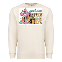Sandshell a lot can happen in 3 days Premium Sweatshirt - MaliasSmallBusiness