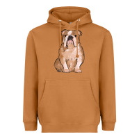 Meerkat bulldog Heavyweight Hoodie - MaliasSmallBusiness