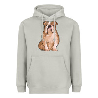 Moon Dust bulldog Heavyweight Hoodie - MaliasSmallBusiness