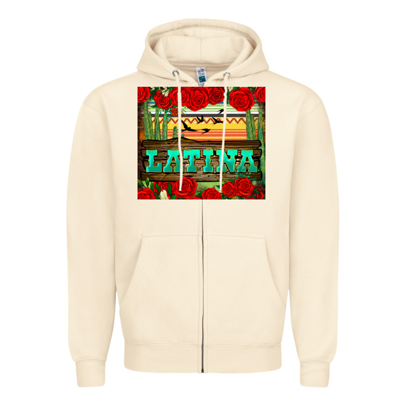 Latina Tumbler Zipper Hoodie by BundleAndBundleShop | Teevron