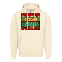 Sandshell latina tumbler Zipper Hoodie - BundleAndBundleShop