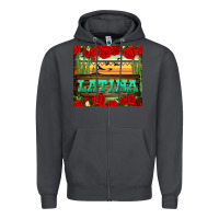 Smoke latina tumbler Zipper Hoodie - BundleAndBundleShop