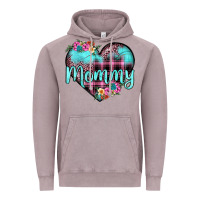 Vintage Zinc mommy leopard turquoise heart Vintage Hoodie - JahusDesignShop