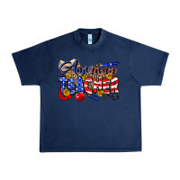 Navy American Teacher Urban Heavy Tee - Neo Western