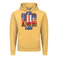 Vintage Mustard Ameri can Vintage Hoodie - texasbilliewilder
