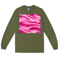 Army Green pink glitter Long Sleeve Tee - JahusDesignShop