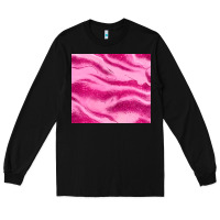 Black pink glitter Long Sleeve Tee - JahusDesignShop