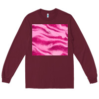 Burgundy pink glitter Long Sleeve Tee - JahusDesignShop