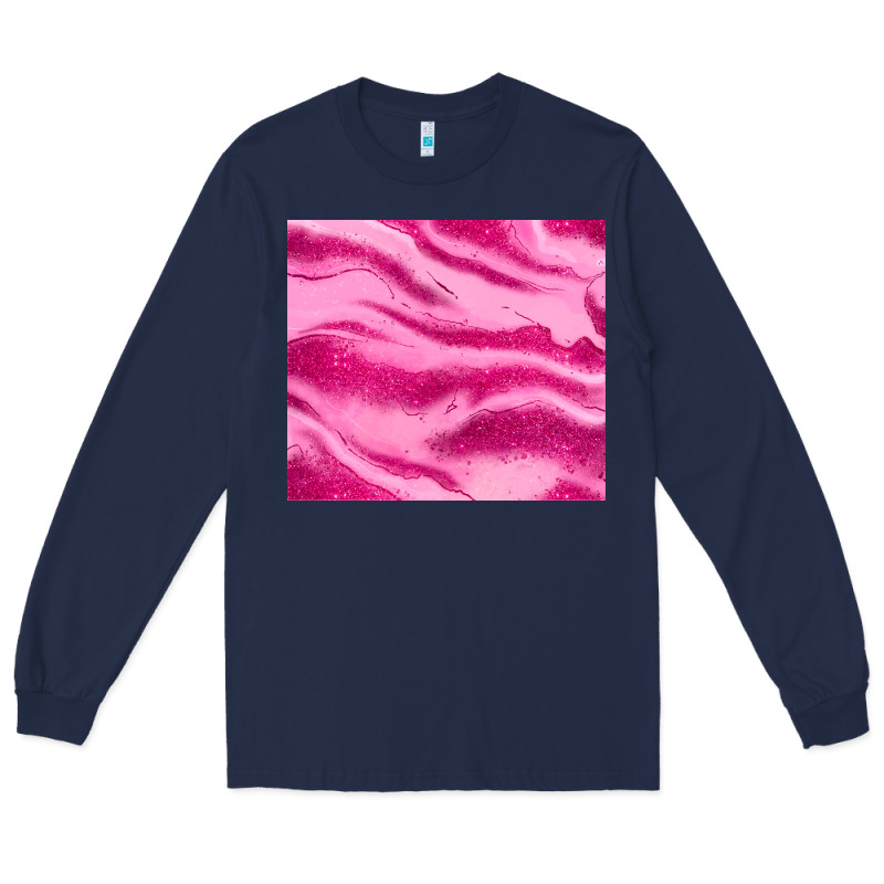 Pink Glitter Long Sleeve Tee by JahusDesignShop | Teevron