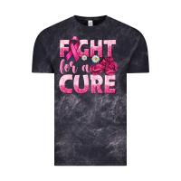 Cloud Black Fight For a Cure Vintage Tee - texasbilliewilder