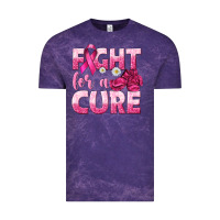Cloud Purple Fight For a Cure Vintage Tee - texasbilliewilder