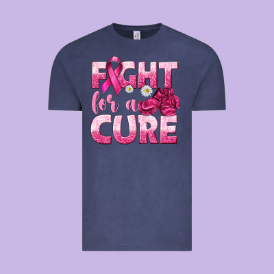 Fight For A Cure Vintage Tee Designed By Texasbilliewilder