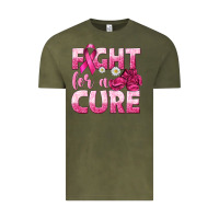Vintage Olive Fight For a Cure Vintage Tee - texasbilliewilder
