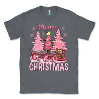 Charcoal Heather pink merry christmas bbs Classic Tee - BundleAndBundleShop