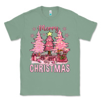 Sage pink merry christmas bbs Classic Tee - BundleAndBundleShop