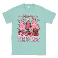 Seafoam pink merry christmas bbs Classic Tee - BundleAndBundleShop