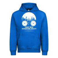 Cobalt Trail Bike Adventure Awaits Urban Hoodie - Bettercallsaul