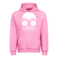 Fuchsia Pink Trail Bike Adventure Awaits Urban Hoodie - Bettercallsaul