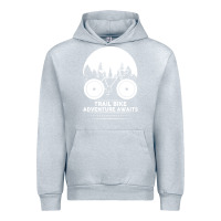 Heather Grey Trail Bike Adventure Awaits Urban Hoodie - Bettercallsaul