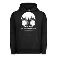 Pigment Black Trail Bike Adventure Awaits Urban Hoodie - Bettercallsaul