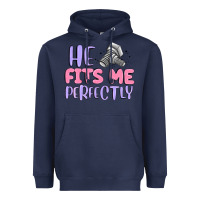 Navy he fits me perfectly Heavyweight Hoodie - MaliasSmallBusiness