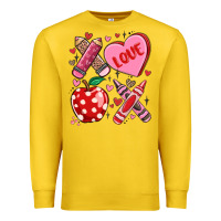 Lemon valentine xoxo teacher Premium Sweatshirt - MaliasSmallBusiness