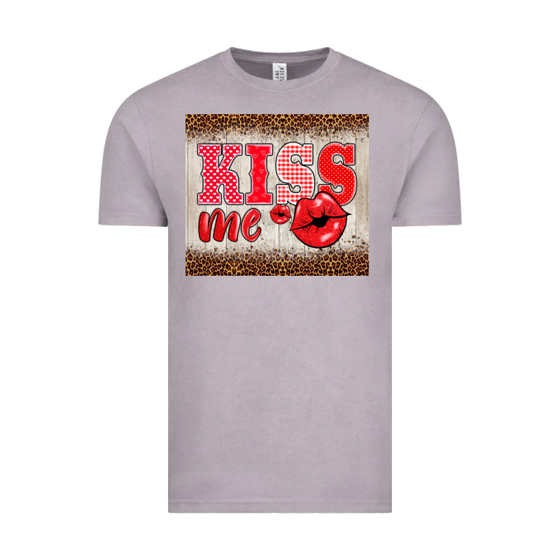 Valentine's Day Kiss Me Vintage Tee by BarkalooDesign | Teevron
