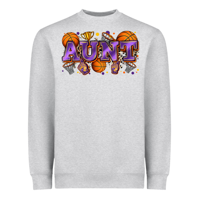 Aunt Basketball Heavyweight Sweatshirt by Zillion Design Studio | Teevron