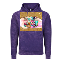 Cloud Purple small business coffee cups Vintage Hoodie - Zillion Design Studio