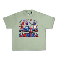 Oil Green American truck gnomes Urban Heavy Tee - Neo Western