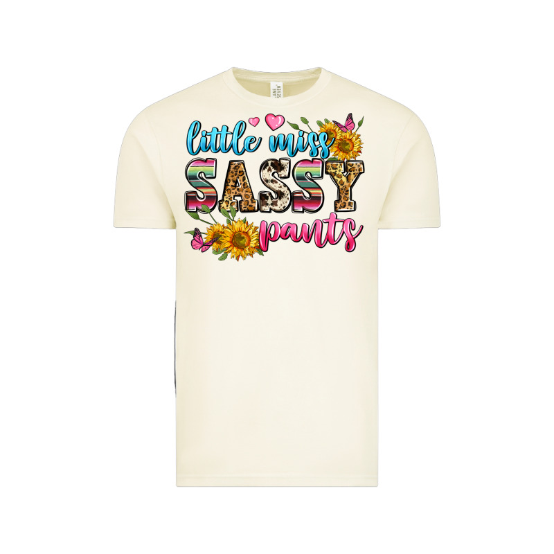 Western Little Miss Sassy Pants Vintage Tee by Zillion Design Studio | Teevron