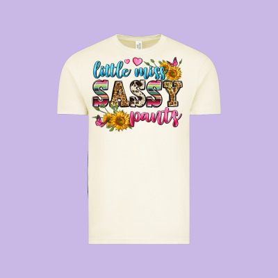 Western Little Miss Sassy Pants Vintage Tee Designed By Zillion Design Studio